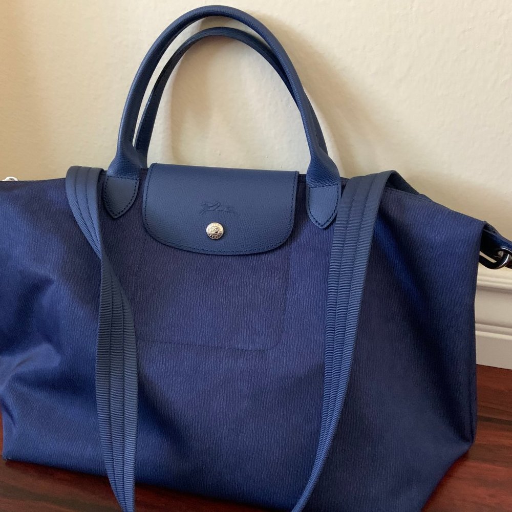 longchamp denim crossbody
